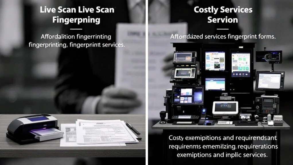 fingerprinting requirements and legal exemptions